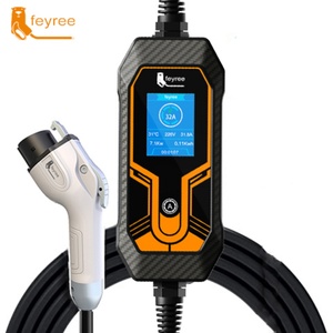 Cargador Portátil Móvil para Vehículos Eléctricos, 7KW 32A Tipo 1/2/GBT, Estación de Carga Eléctrica de CA con Cable de 5m - Product Image 1