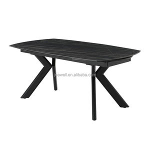 Mesa redonda de diseño italiano, función de extensión de forma, mesa de comedor de cerámica de 12MM de espesor, Mesa de Piedra sinterizada, uso doméstico - Product Image 4