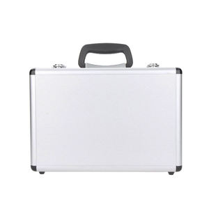 Алюминиевый серебристый корпус с высокой плотностью пенопластовый Внутренний чехол для инструмента для <span class=keywords><strong>Futaba</strong></span> JR Spektrum Walkera передатчик с плечевым ремнем - Product Image 3