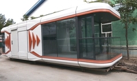 Maison capsule spatiale préfabriquée intelligente, structure en acier galvanisé, maison modulaire mobile pour hôtel, complexe hôtelier, villa, vie en plein air