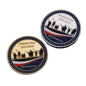 Ngày Đình Chiến Thế Giới đầu tiên Đồng Xu Kỷ Niệm Bạc - Product Image 1