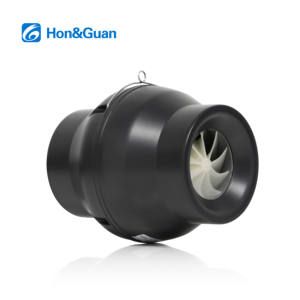 מאוורר טורבו Hon&Guan בגודל 4 אינץ', 7500 סל\\\"ד, לחץ אוויר גבוה, מפוח אוויר עם וו, מאוורר צינור קטן נייד - Product Image 3