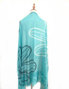 Copri mare <span class=keywords><strong>Pareo</strong></span> <span class=keywords><strong>Pareo</strong></span> spiaggia stampata floreale di alta qualità USA Hawaii 100% Rayon - Product Image 1