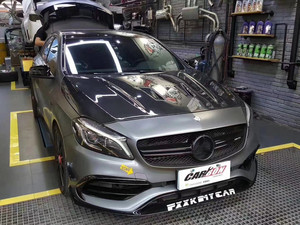 ชุดแต่งคาร์บอนไฟเบอร์สภาพใหม่สำหรับ Mercedes-Benz A45 W176 และ W177 ฝาครอบหน้าคาร์บอนไฟเบอร์รุ่นอัพเกรด - Product Image 4
