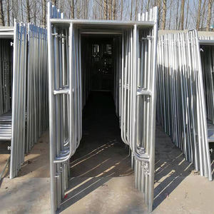 Prezzo di fabbrica verniciato H telaio in acciaio zincato set completo ponteggio <span class=keywords><strong>ferro</strong></span> H telaio con ponte in metallo - Product Image 5