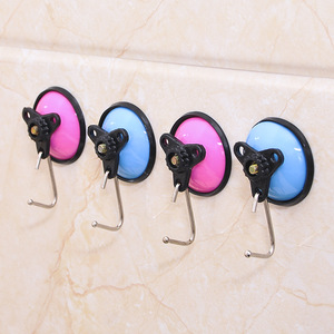 Crochets à ventouse Soumei Hidemi, lot de 4, solides et amovibles, pour salle de bain et cuisine - Product Image 1