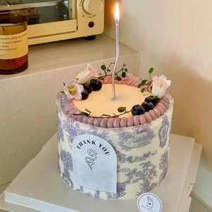 Decoración de Pastel para el Día de la Madre con Miel y Dulzura, Inserto Acrílico con Borde Floral Rosa Simple para Adorno de Pastel - Product Image 4