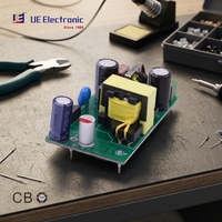 AC/DC Open Frame PSU Power Supply 9V1.67A 12V1.67A 15V1.34A 20W 90W 150W Adaptor Daya Papan Kosong untuk Monitor Kulkas Mini