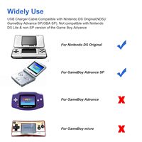 Câble de chargement USB pour console Nintendo, compatible avec Gameboy, Advance GBA, SP DS
