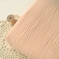 Tissu popeline 100% coton peigné Xingye Textile, double couche, écologique, léger, pour robes de bébé et d'enfants