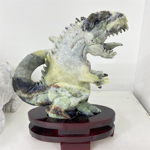 Drago in Pietra Preziosa Intagliato in Giada Xiuyan per Decorazione, Vendita all'Ingrosso - Product Image 1