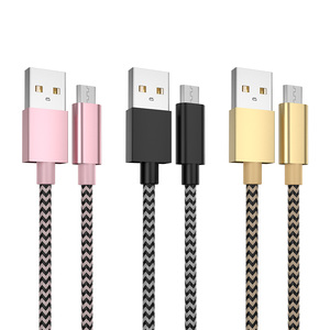 Cable de datos <span class=keywords><strong>micro</strong></span> trenzado para teléfonos móviles, cable <span class=keywords><strong>usb</strong></span> de <span class=keywords><strong>2m</strong></span> para móviles android, fabricante de servicio OEM - Product Image 6