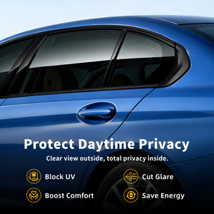 <span class=keywords><strong>Film</strong></span> de fenêtre photochromique dégradé pour voitures – Protection contre la chaleur et la confidentialité – Teinte automobile - Product Image 5