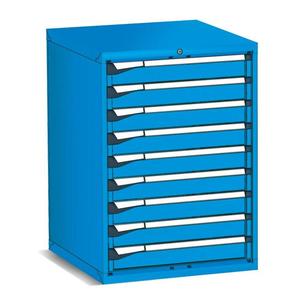 Fami Master Key Comfort Drawer <b>Cabinet</b> 9 Drawers 714x726x1000 Mm Light <b>Grey</b> Ral7035 Tool Storage - Product Image 1