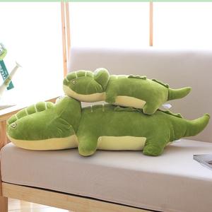 Vente en gros peluche crocodile géante peluche verte peluche cadeau <span class=keywords><strong>pour</strong></span> enfants oreiller de couchage <span class=keywords><strong>coussin</strong></span> crocodile en peluche - Product Image 3