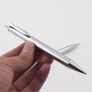 Bolígrafo de Metal Plateado Personalizado al por Mayor, Bolígrafo con Logotipo de 1.0 mm con Función de Presión para Promociones - Product Image 5