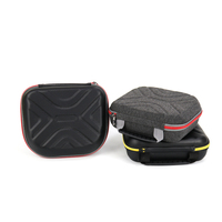 Boîte d'appareil VR personnalisée avec double sac en filet Mallette de rangement exclusive pour lunettes VR avec mousse EVA Mallette d'équipement de jeu numérique