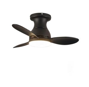 Ventilador de techo LED inteligente moderno de 22 pulgadas, silencioso, estilo americano, para dormitorio infantil, con luz y control remoto - Product Image 1