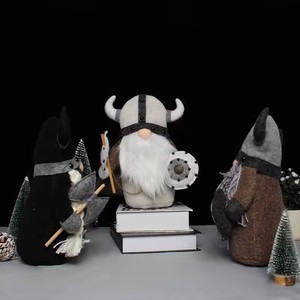 Muñeco Gnomo Guerrero Vikingo Moderno <span class=keywords><strong>2022</strong></span> VK11, Decoración Navideña, Juguete <span class=keywords><strong>de</strong></span> Peluche, Adorno, MOQ 50 Piezas - Product Image 1