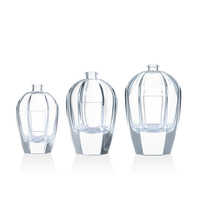 Flacon de parfum de luxe en verre transparent vide de haute qualité avec logo personnalisé, 30ml 50ml 100ml, avec pompe pulvérisatrice et diffuseur à bâtonnets