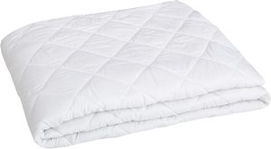 Free Sample 100% Cotton Quilted <b>Waterproof</b> <b>Bed</b> Mat Mattress Protector Plain Style - Product Image 3