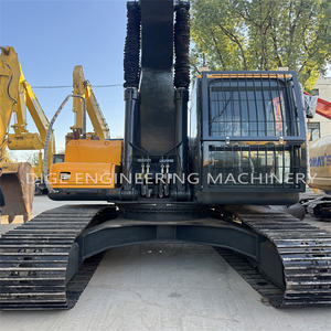 Excavadora de cadenas Hyundai HX220HD usada de 22 toneladas, modelo 2023, incluye motor, caja de cambios y bomba, maquinaria de construcción de marca coreana - Product Image 2