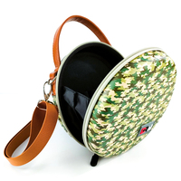 Sac rigide en EVA tendance et durable, antivol, sac bandoulière, pour voyage et usage quotidien, étui rond de voyage en EVA pour l'extérieur