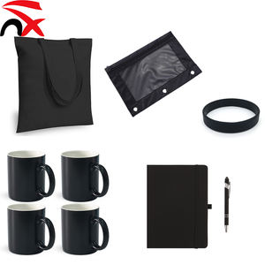 Juego de Regalo Promocional al por Mayor, Taza Negra, Cuaderno, Bolsa de Lona, Pulsera, <span class=keywords><strong>para</strong></span> Regalos de Oficina y Negocios - Product Image 1