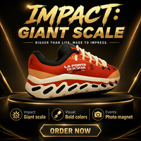 Ballon géant gonflable personnalisé en forme de chaussure pour événement de marque et promotion en magasin