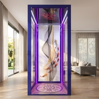 Nouveau panneau mural et de plafond moderne en métal finition miroir avec éclairage d'ambiance pour résidentiel, hôtel, villa, cabine d'ascenseur
