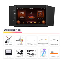 Podofo 7 ''Android Carplay Android Auto Autoradio 2 + 64G Autoradio BT WIFI GPS EQ FM RDS pour Citroën C4 2013-2018 Tableau de bord