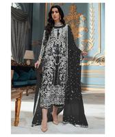 Oferta Especial: Conjunto de Salwar Kameez con Bordado Elegante, Kurti y Pantalón para Fiesta, Diseño Exclusivo de Surat para Mujer, Completamente Cosido