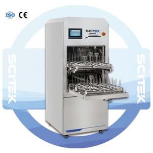 Lavadora de Cristalería Automática SCITEK 220/320/420L con Dos Puertas de Vidrio Templado Delanteras y Traseras para Laboratorio - Product Image 6