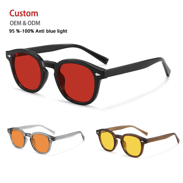Anti Fatigue Blue Light Blocking Eyeglass Frames Unisex Full Rim Computer Gaming Glasses for Eye Protection