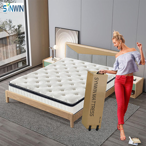 <span class=keywords><strong>Matelas</strong></span> à ressorts Bonnell à soutien ferme avec <span class=keywords><strong>mousse</strong></span> haute densité de 25 cm et couche supérieure moelleuse - Product Image 1