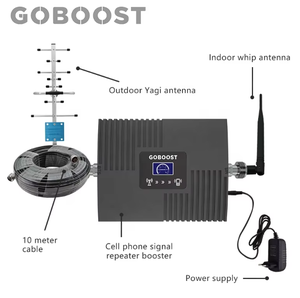 Goboost tăng cao 65dbi 700/2500 MHz Điện thoại di động mạng <span class=keywords><strong>Booster</strong></span> GSM CDMA <span class=keywords><strong>DCS</strong></span> duy nhất ban nhạc khuếch đại điện thoại di động tăng cường tín hiệu - Product Image 2