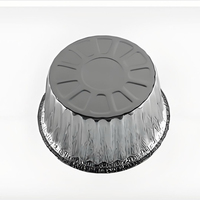 Gobelet à œufs rond en aluminium argenté, bol en aluminium pour la cuisson