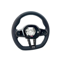 Volante Deportivo M de Cuero y Fibra de Carbono, el Más Vendido, para G30 G32 G05 G06 G07 M8 X3M X4M X6M F95 F96 F98 G11 G12
