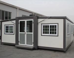Maison préfabriquée extensible en conteneur de 40 pieds et 20 pieds à vendre Maison préfabriquée en acier léger Villa préfabriquée de 5 chambres à coucher - Product Image 4