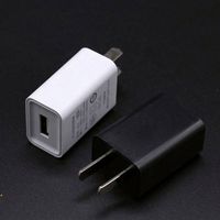 Chargeur mural pour téléphone portable 5V 2A avec emballage, adaptateur USB, chargeur universel pour téléphone portable, adaptateur d'alimentation USB