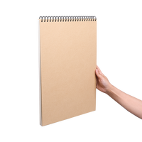 Kraft Cover Zeichnung Notizbuch Skizzenbuch Blank Plain Sketch Bücher Dickes Papier Benutzer definierte Größe