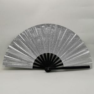 Grand ventilateur à main avec design d'art populaire pour une utilisation <span class=keywords><strong>rave</strong></span> ou souvenir Technique peinte à la main - Product Image 4