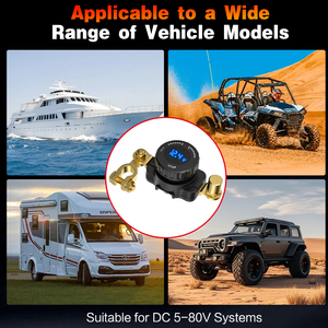 कार/ट्रक डीसी संवेदनशीलता वोल्टमीटर डिस्प्ले इलेक्ट्रॉनिक्स बैटरी डिस्कनेक्ट स्विच टेस्टर - Product Image 6