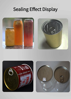 Machine de mise en conserve alimentaire manuelle, petite, pour bouteilles en plastique, bouteilles pour animaux de compagnie, sardines, boîtes de conserve, machine de scellage semi-automatique pour boîtes de thon