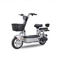Vélo électrique numérique sans balais 350W pour adultes, freins à tambour avant et arrière, cadre en acier au carbone 3 vitesses