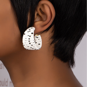 Orecchini Pendenti Lunghi con Perline in Legno a Forma di Fiore, Design di Lusso alla Moda per Donne, <span class=keywords><strong>Gioielli</strong></span> per Matrimoni e Feste - Product Image 4