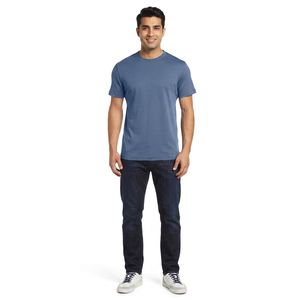 Camiseta de Cuello en V para Hombre, Superventas 2026, Súper Suave y Cómoda, Ligera, Personalizable, 100% Algodón - Product Image 1