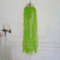 Saule Pleureur Artificiel Plantes En Plastique Feuilles De Verdure Suspendues Vigne De Mariage DIY Décoration Plantes Vertes Artificielles