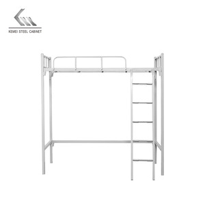 سرير نوم حديث متين من الفولاذ المعدني لسرير النوم المدرسي سرير بطابقين إطار حديدي لشقة غرفة نوم سرير شخصي - Product Image 5