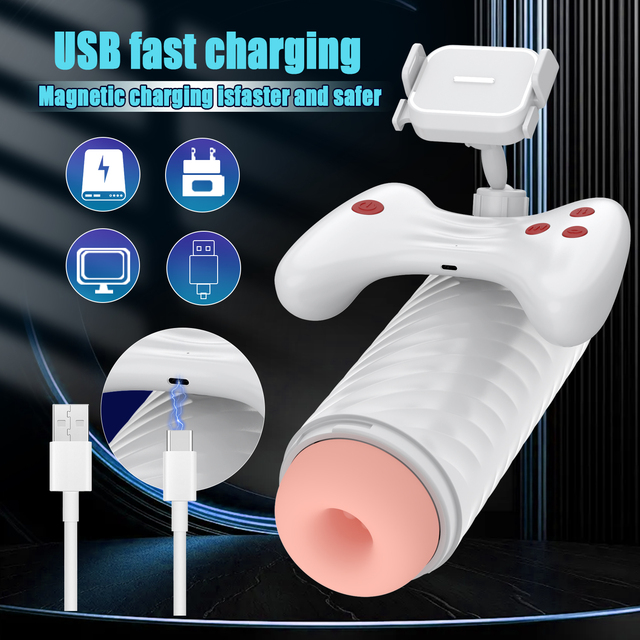 High-quality Popular Frequency Mode Rechargeable 100% Waterproof Silent Airplane Cup Masturbator Vibrator